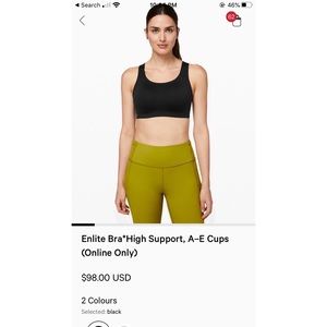 Lululemon Enlite Sports Bra